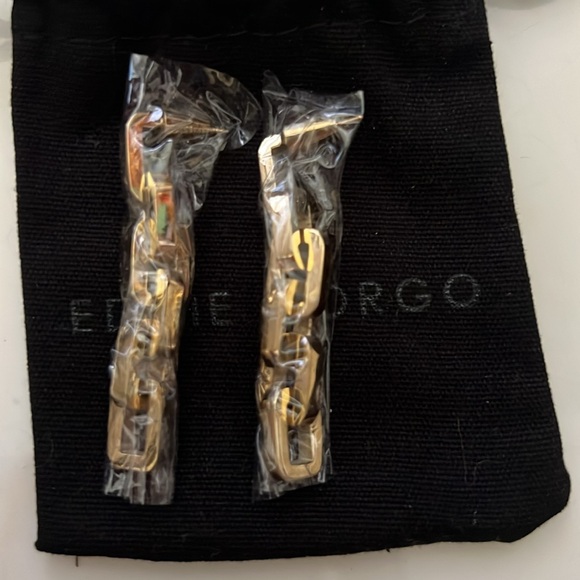 EDDIE BORGO 17” SUPRA LINK NECKLACE NWT 12 K GOLD - Picture 12 of 12